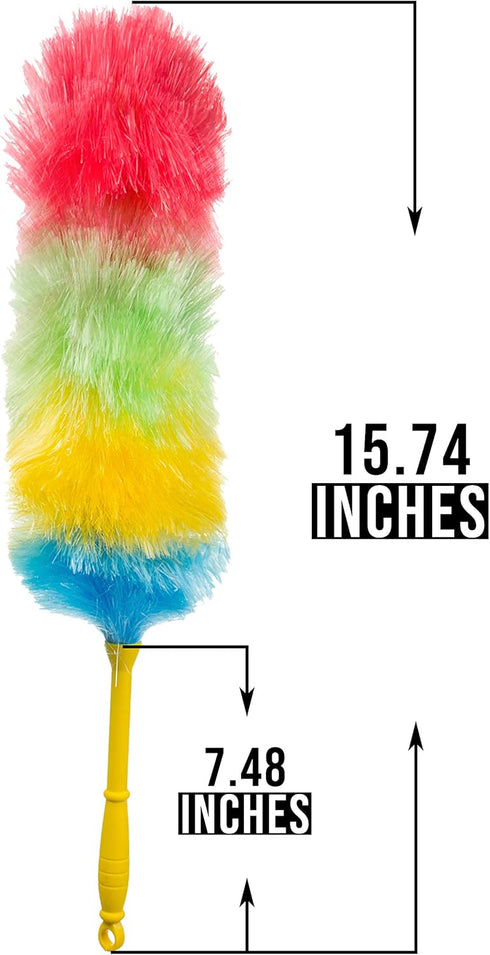 Soft Feathers Dust Cleaner - Pack of 2 - Furniture Cleaning Brush Duster - Soft Feather Dusting Brush...