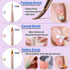 KINGMAS 10Pcs Nail Art Brushes, Nail Gel Polish Painting Brush Drawing Pen, Nail Liner Brush and Nail Dotting Pen for Gel Polish DIY Manicure Salo...