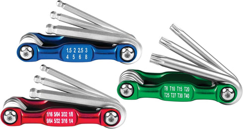 Performance Tool W80291 Aluminum Hex and Star Key Set, 3-Piece...