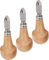 3 Set Pin Vise Chuck, Wooden Handle Pin Vise Set Chuck Pin Tong Vise Jewelry Production Making Tool...