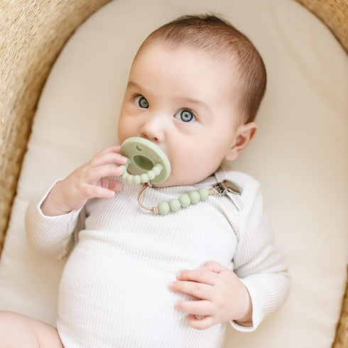 Ryan & Rose Cutie PAT Pacifier Teether (Starter Kit, Boy)...