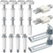 Bifold Door Hardware, 16PCS Mellbree Bi-fold Closet Door Hardware Repair Tool Kit...