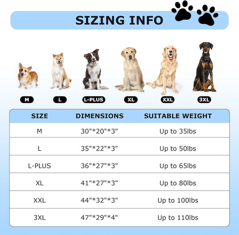 Washable Large Dog Bed Covers Soft Plush Replacement, Waterproof Dog Bed Liner, Pet Bed Cover with Zipper 35x22x3 Inches, Grey, Cover Only...