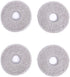 ECOVACS Washable Mopping Pads 4 PCS Per Pack for DEEBOT X2 Omni/ T20 Omni/ T10 Omni/ X1 Omni/ X1 Turbo Series Robot Vacuum and Mop Cleaner, Gray...