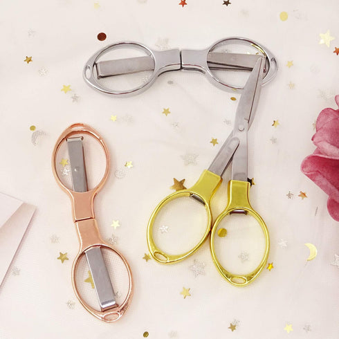 Honbay 3PCS Stainless Steel Foldable Pocket Safety Scissors for Travel Home Office...