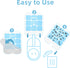 20 Pack Compatible with Safer Home Fly Trap Refill,Applicable to SH502?SH503?23005-06 and DT3005W?DT3005W-DS3,Indoor Fly Trap Plug-in Insect Trap ...