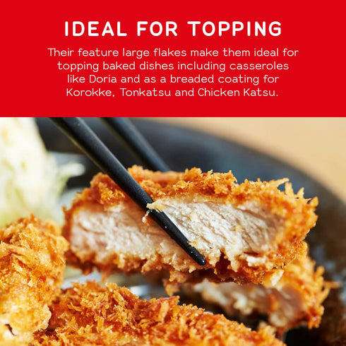 Japanese Style Panko Bread Crumbs – Crispy Panko Flakes, Light and Crunchy, Wheat Bread Crumbs for Cooking and Frying - 6.98oz (Pack of 1)...