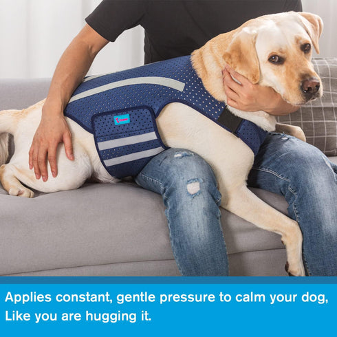 Dog Anxiety Vest, Comfort Dog Anxiety Relief Jacket, Breathable Shirts for Dogs, Soft Dog Anxiety Coat Vest, Puppy Anxiety Warp Calming Shirt for ...