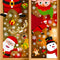 90shine 314PCS Christmas Decorations Window Clings - Xmas Holiday Snowflake Santa Elf Reindeer Gnome Peeking Decals, Winter Wonderland Party Suppl...