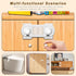 Child Safety Locks (10-Pack) Baby Safety Cabinet Locks - for Cabinets and Drawers, Toilet, Fridge & More. 3M Adhesive Pads. Easy Installation...
