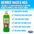 Optimum No Rinse Wash and Wax – Rinseless Car Wash Formulated with Carnauba Wax with UV Protection - For Cars, RVs, Trucks, Motorcycles and more (...