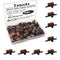 100PCS 3mm High Knob Vertical Micro Mini Slide Switchs,3 Pin 2 Position SPDT with Screw Hole Latching Toggle Switches Panel Mount DC 50V 0.5A SS12...
