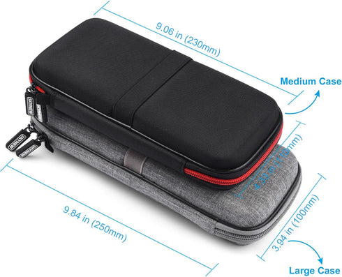 Powerbank Hard Travel Case Compatible RAV Power 26800/20100/20000mAh, Anker Power Core 26800mAh/ PowerCore +26800mAh, ROMOSS 30000mAh, Miady Charg...