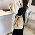 Straw Bucket Bag for Women, Summer Woven Beach Bag Drawstring Hobo Bucket Purses Handbag for Vacation...