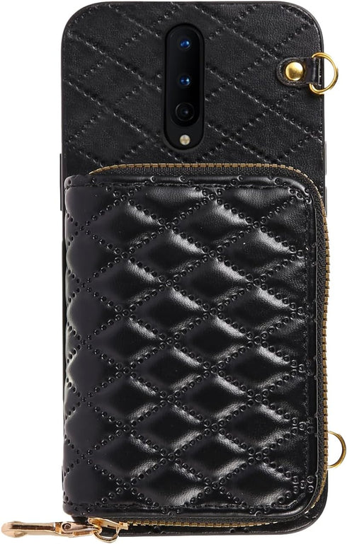 Furiet Detachable Crossbody Wallet Case for OnePlus 8 OnePlus8 5G UW Tmobile with Zipper Purse, Multi Card Slot Leather Stand Phone Cover for One ...