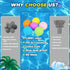6 PCS Reusable Water Balloons, Silicone Refillable Water Balloon Magnetic Self-Sealing Water Bomb with Mesh Bag, Summer Beach Toys Outdoor Pool Ga...