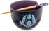 Silver Buffalo Tim Burton's Corpse Bride Emily Ceramic Ramen Dinnerware Set | Includes 20-Ounce Noodle Bowl and Wooden Chopsticks...