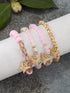 Bohemian Crystal Beaded Butterfly Pendant Bracelets Set Gold Beaded Stackable Stretch Bracelet Handmade Multilayer Colorful Charm Jewelry...