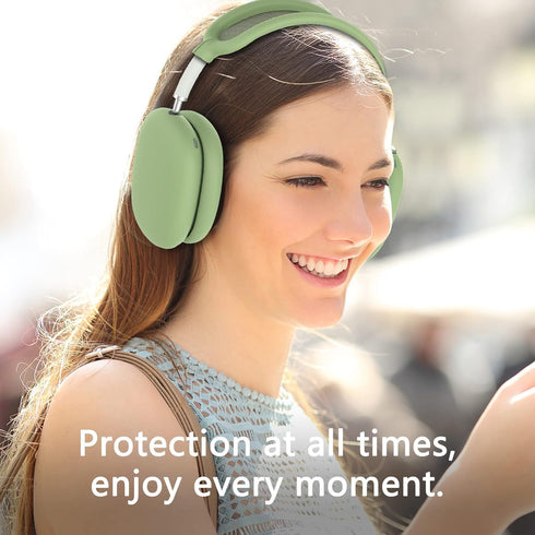 Case Cover for AirPods Max Headphones, Anti-Scratch Ear Pad Case Cover/Ear Cups Cover/Headband Cover for AirPods Max, Accessories Soft Silicone Sk...