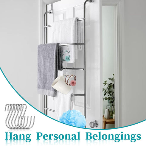 60 PCS S Hooks for Hanging 1 Inch Metal Hanging Hooks Mini S Hooks S Shaped Iron Wire Hook Hanger for Hanging Jewelry Small Kitchenware Potted Pla...
