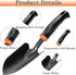 Garden Trowel Hand Shovel Heavy Duty Gardening Hand Trowel with Ergonomic Grip Rust Resistant Garden Tools Small Spade for Planting Transplanting,...