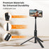 ATUMTEK 55" Selfie Stick Tripod, All-in-one Extendable Aluminum Phone Tripod with Rechargeable Bluetooth Remote for iPhone, Samsung, Google, LG, S...