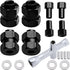 4 Pieces Aluminum Extended 7mm Hex Wheel Hubs 8mm Thick Wheel Spacers Offsets for Axial SCX24 AXI90081 Deadbolt AXI00002 Jeep Wrangler, AXI00001 C...
