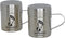 The Sasquash Spice Shaker - Professional Grade 10oz Stainless Steel Smash Burger Griddle and Grill Dredge Salt and Pepper Shaker with Lid - 2 Pack...