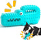 Dog Toys, Squeaky Indestructible Dog Chew Toys for Aggressive Chewers, Tough Alligator Rubber Teething Chew Dog Toys for Large Medium Small Dog...