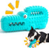 Dog Toys, Squeaky Indestructible Dog Chew Toys for Aggressive Chewers, Tough Alligator Rubber Teething Chew Dog Toys for Large Medium Small Dog...