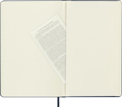 Moleskine Classic Notebook, Hard Cover, Large (5" x 8.25") Ruled/Lined, Sapphire Blue, 240 Pages...