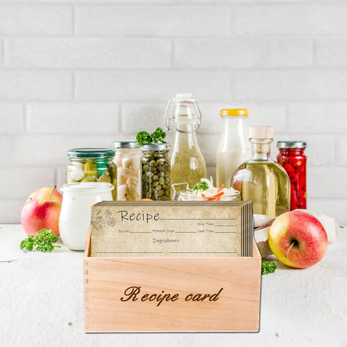 Recipe Cards 4x6 - Pack of 100 Double-Sided Blank Cards for Bridal Showers, Weddings, and Christmas Gifts - Preserve Your Culinary Creations...