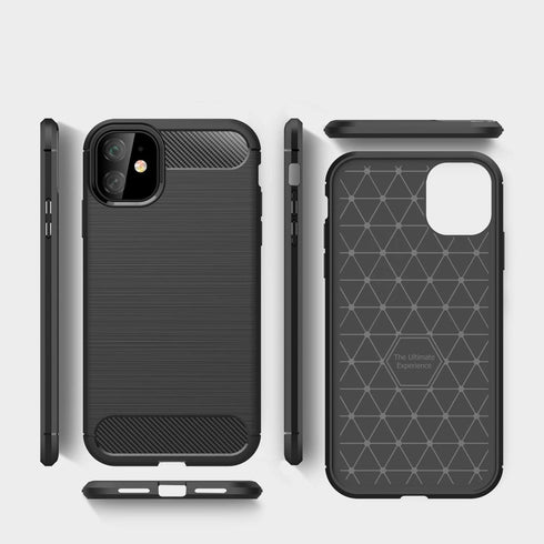 Case Compatible with iPhone 11 Case, Case Compatible with iPhone 11 Cover, Design Back Cover Anti-Scratch Shock Absorption Case for iPhone 11 (Bla...