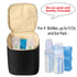 Teamoy Breastmilk Cooler Bag, Baby Bottles Bag for up to 4 Large 9 Ounce Bottles, Perfect for Working Mom Mother, (Bag ONLY), Black...