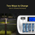 BONAI Solar AAA Rechargeable Batteries 1.2V 600mAh_20 Packs_ Triple AAA NiMH Battery Solar Batteries for Solar Garden Lights for Solar Lights, Gar...