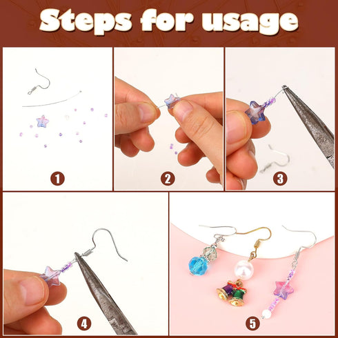 200 Pcs Pins for Jewelry Making Jewelry Head Pins Ball Head Pins 2 Inch Brass Head Ball Pins Eye Pins for Jewelry Making Bendable Headpin for Earr...