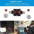 30A 40A 50A 60A 80A 100A 150A Audio Circuit Breaker Auto Car Stereo Inline Fuse Holders Inverter, Manual Reset 12V-24V DC for Automotive Marine Bo...