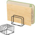 Cutting Board Holder Stand, Countertop Cutting Board Storage Rack, 6 x 6 x 3.9 in. Cutting Board Organizer for Baking Cookie Pan Small Racks Stora...