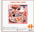 Galison Yoga for Cats 500 Piece Puzzle from Galison - 20" x 20" Jigsaw Puzzle, Bright and Bold Artwork, Thick and Sturdy Pieces, for Cat Lovers!...