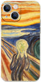 Case for iphone 14 Plus, The Scream by Edvard Munch Abstract Art Phone Case for Men Women, Soft Tpu Full Body Protection Shockproof Protection Pho...