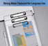Metal Clipboard, Thicken Aluminum Clip Boards 12.5x9 with Low Profile Clip, Portable Hanging Clipboard, Standard Letter Size A4 for Jobsite, Labor...