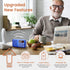 PRUNUS Mini Portable Radio AM FM Pocket Radio with MP3, LED Flashlight, Digital Radio Speaker Support Micro SD/TF Card/USB, Auto Scan Save, 1200mA...