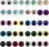20PCS 30MM Owl Bird Human Pupil Eyes Glass Cabochon for Clay Dolls Sculptures Animal Toys Craft DIY Finding 1.18inches...