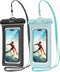 F-color Waterproof Phone Pouch - 2 Pack Phone Waterproof Pouch with Double Air Cushion for Phone Easy to Access?IPX8 Waterproof Phone Case Fit iPh...