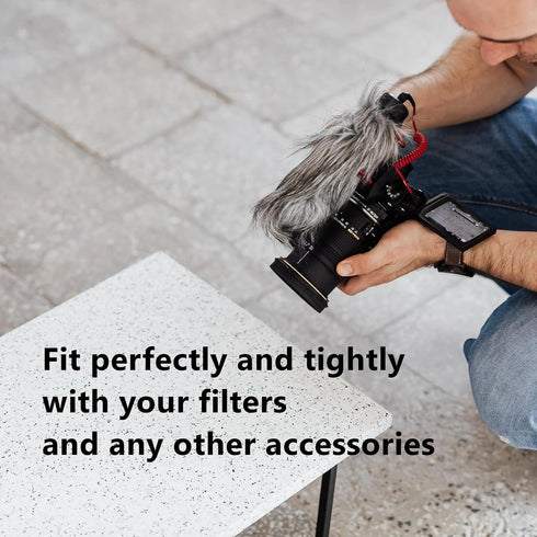 Filter Ring Adapter Set 18 Pieces, Camera Lens Filter Stepping Rings Kit, Lightweight and Durable Aluminum, 9 Pcs Step Up Rings Set and 9 Pcs Step...