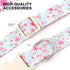 Beirui Cute Spring Dog Collar with Flower, Lightweight Soft Girl Dog Collar for Female Male Dogs, Adjustable Floral Pet Collar for Small Medium La...