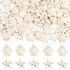 SUNNYCLUE 1 Box 200Pcs Turtle Beads White Starfish Beads Bulk Synthetic Turquoise Turtles Bead Summer Sea Ocean Animal Beaded Kit for Jewelry Maki...
