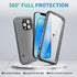 SPORTLINK for iPhone 13 Pro Max Case, Waterproof Dustproof Shockproof 13 Pro Max Phone Case with Built-in Screen Protector, Full Body Sealed Prote...