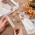 BENECREAT 10 Pack 60ml Glass Test Tube with Cork Stopper Clear Flat Mini Glass Bottles Jars for Wedding Party Favors, Candy, Spices, Beads, Mother...