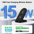 15W Fast Android Phone Wireless Charger for Google Pixel 8a/8 Pro/8/7 Pro/7/6,iPhone 15/14/13/12/XR/SE,LG;Samsung Wireless Charger Station (Stand)...